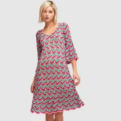 ALDO MARTINS - Vestido Morado Risco