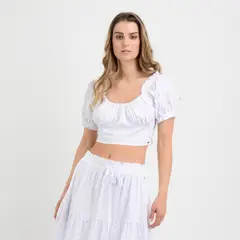 O'NEILL - BLUSA MANGA CORTA SIENA BLANCO