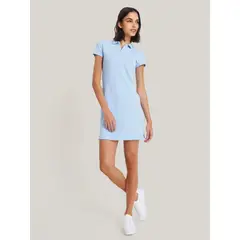 TOMMY HILFIGER - Vestido Polo Slim Fit Azul