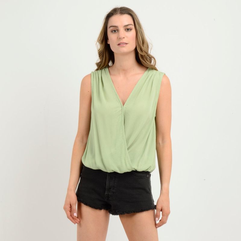 O'NEILL - BLUSA SIN MANGAS ASHLEE VERDE CLARO / PASTEL