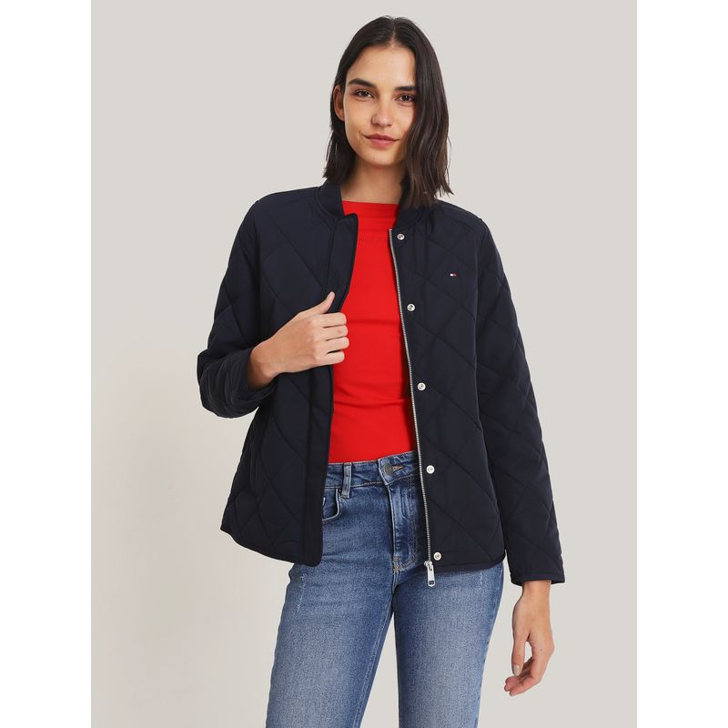TOMMY HILFIGER - Chaqueta Bomber Con Diseño Acolchado Azul Tommy Hilfiger