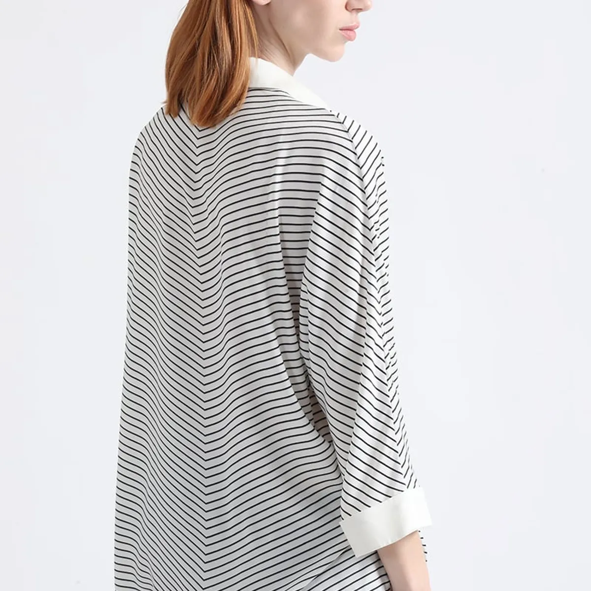 LIOLA - Blusa Rayas Contraste, Crudo Liola