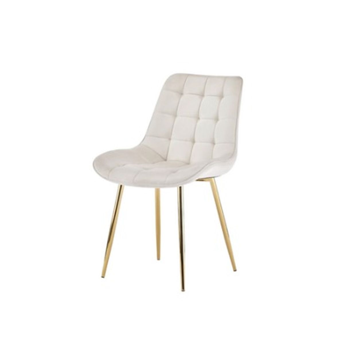 HABITA2 CHILE - Silla Comedor Felpa Roma - Beige