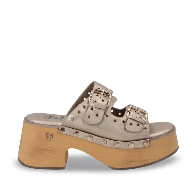 GOTTA - Sandalia Mujer Oro Plataforma 35266 Gotta