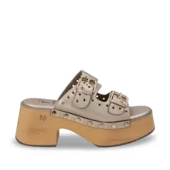 GOTTA - Sandalia Mujer Oro Plataforma 35266