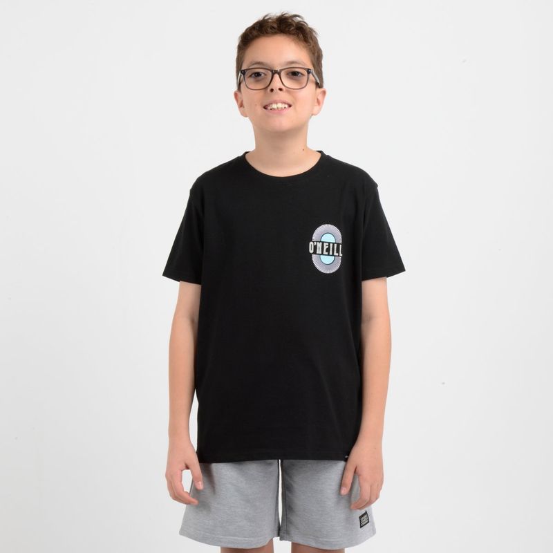 O'NEILL - POLERA MANGA CORTA SUNNY DAY NEGRO