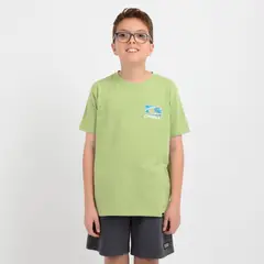 O'NEILL - POLERA MANGA CORTA LITTLE WAVE VERDE