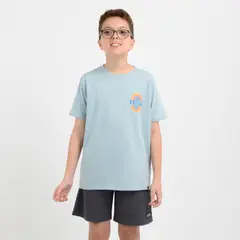O'NEILL - POLERA MANGA CORTA SUNNY DAY AZUL CLARO / PASTEL