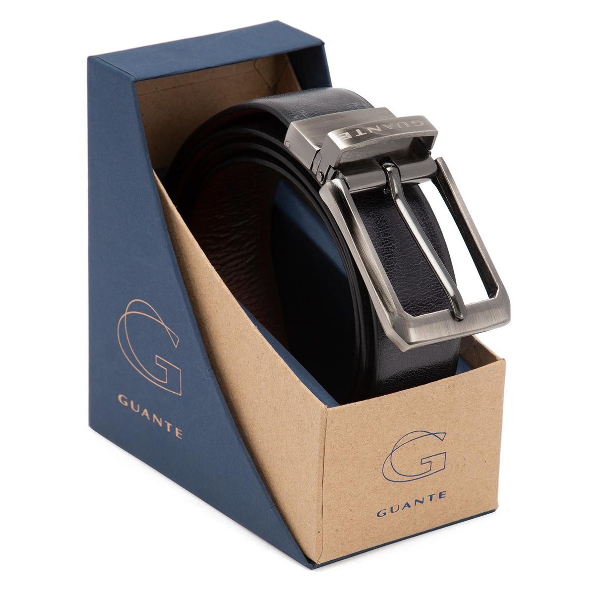 GUANTE - Cinturón - Hombre - Reversible Informal - Guante - Negro