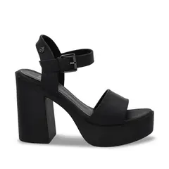 GOTTA - Sandalia Mujer Negra Plataforma 45961