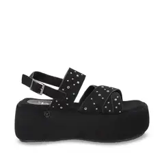 GOTTA - Sandalia Mujer Negra Plataforma 55962