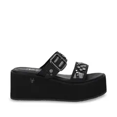 GOTTA - Sandalia Mujer Negra Plataforma 15620