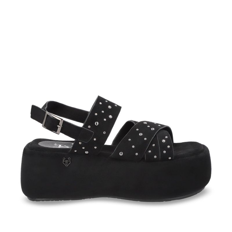 GOTTA - Sandalia Mujer Negra Plataforma 55962 Gotta