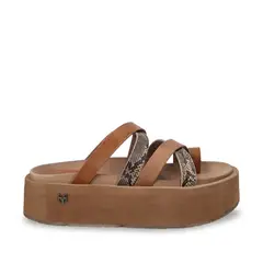 GOTTA - Sandalia Mujer Beige Plataforma 55940