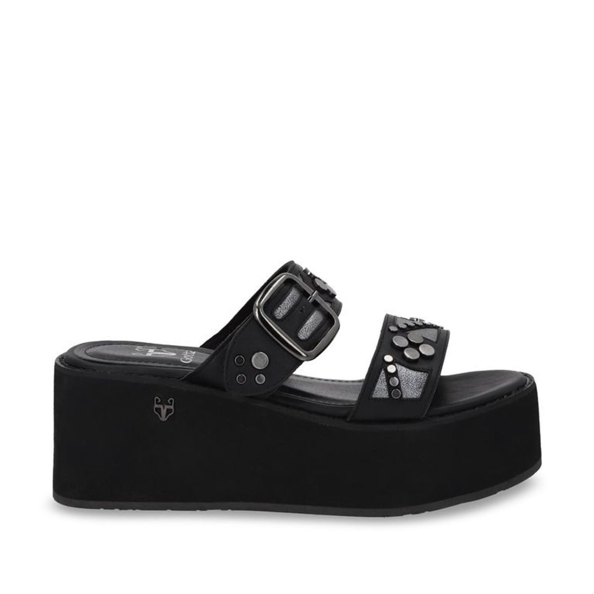 GOTTA - Sandalia Plataforma Negra Mujer 15620