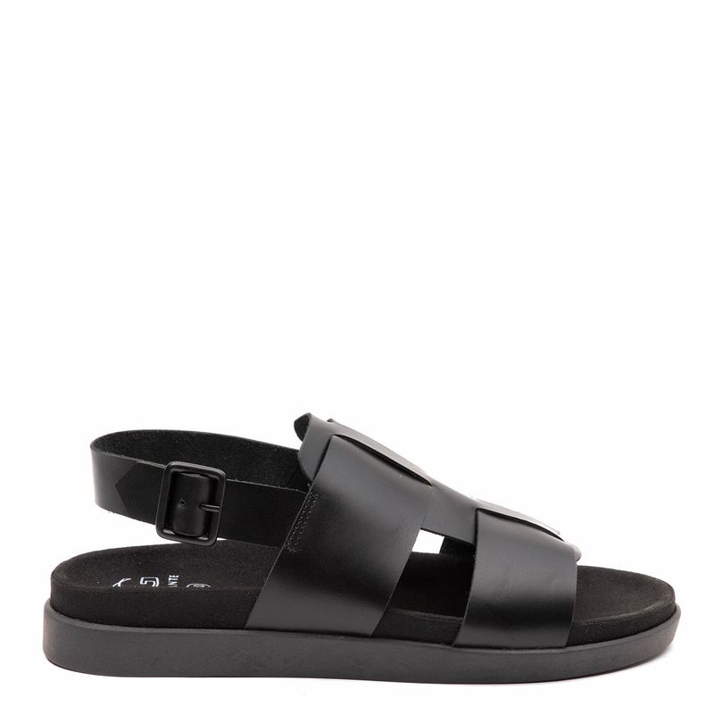 GUANTE - Sandalia semi abierta - Berna - Guante - Negro