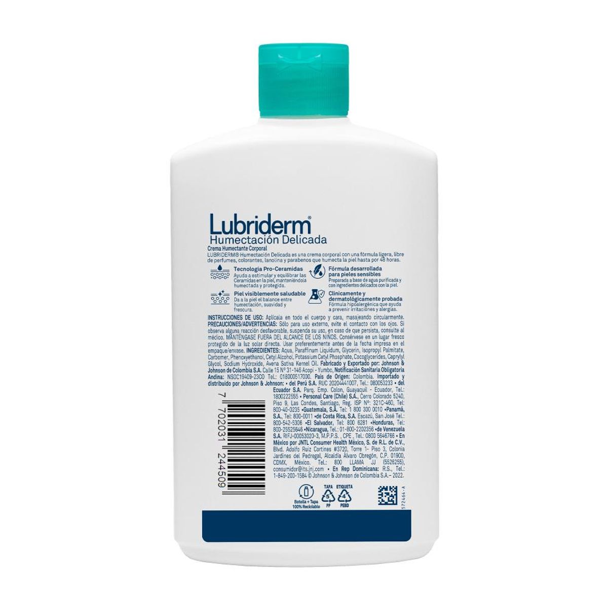LUBRIDERM - Crema corporal LUBRIDERM® Piel Sensible 400 ml