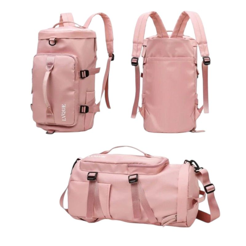 GENERICO - Mochila Bolso De Viaje Cabina De Avión Rosado 10kg