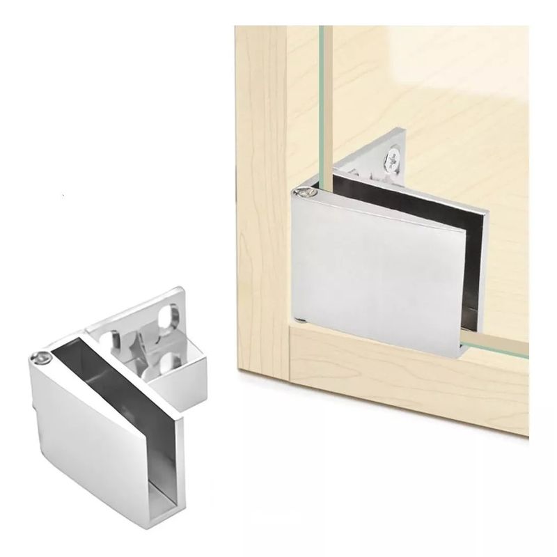 GENERICO - Bisagra Para Puerta De Vidrio 3 A 5mm 1 Par