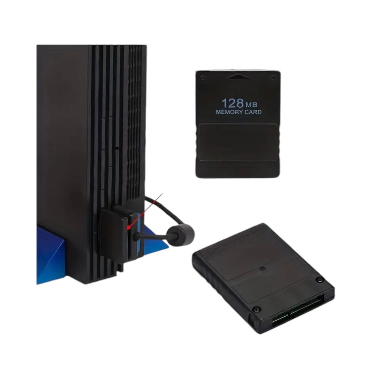 GENERICO - Memory Card Compatible con PS2 Tarjeta De Memoria PlayStation 2 128mb