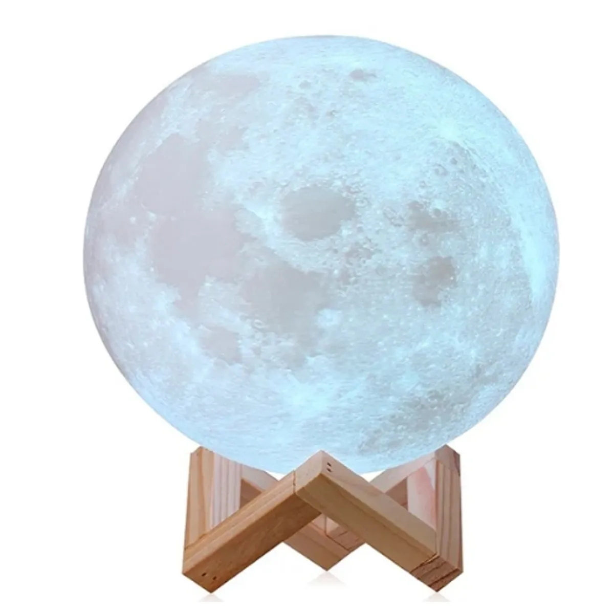 DEWINNER - Lampara Luna Llena 3D Touch
