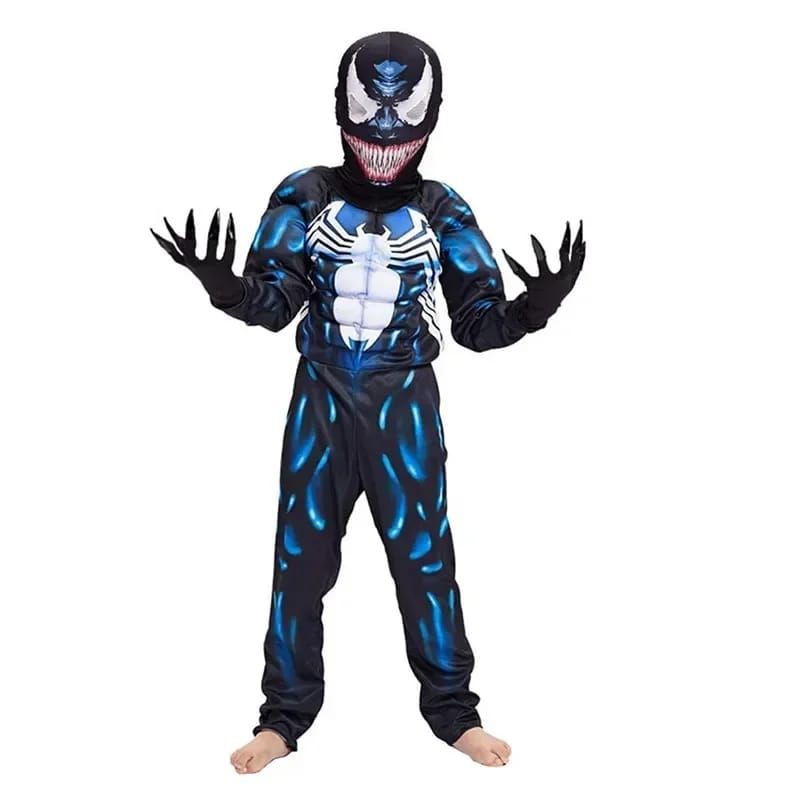 GENERICO - Disfraz Villano Venom talla 8 para niño, Disfraz
