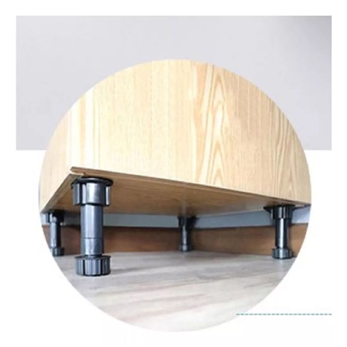 GENERICO - Patas Mueble Cocina Zócalo  Ajustable 10 A 12cm 4pc