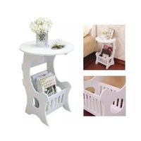 Mesa Auxiliar Revistera Adorno Decoración revista Multiuso