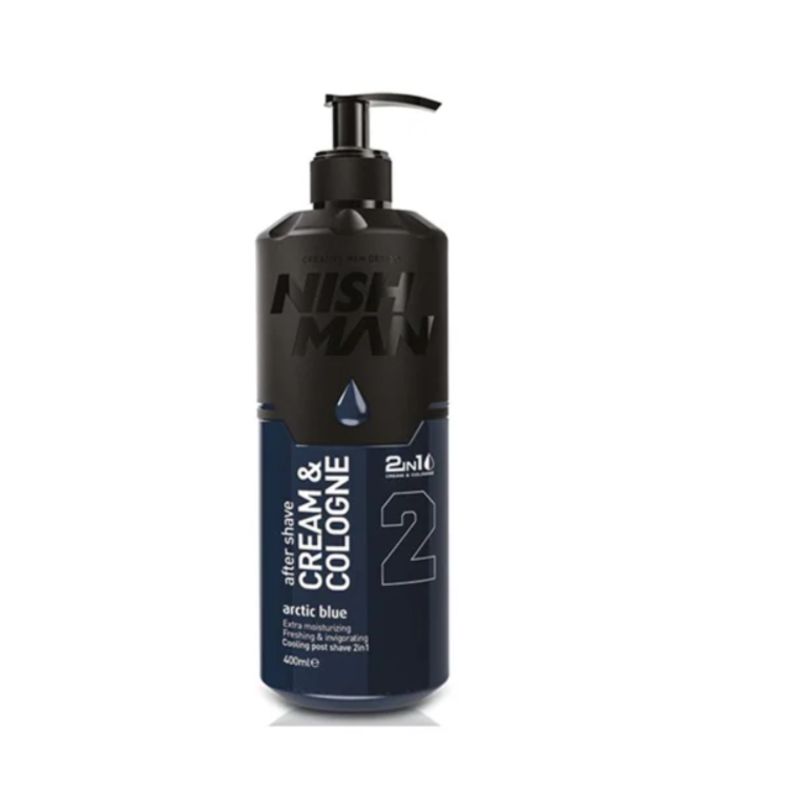 GENERICO - Nishman Crema y Colonia After Shave N°02 Artic Blue 400 Ml