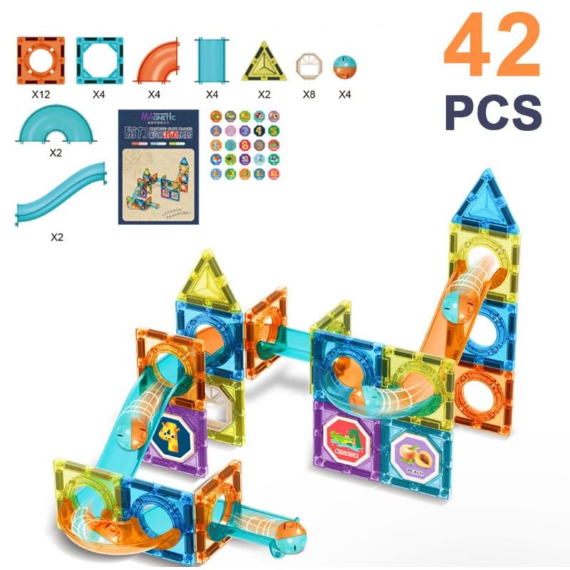 GENERICO - Bloques Construcción Didáctico Niños 3d magnetic