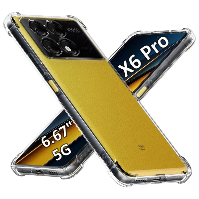 GENERICO - Carcasa Transparente Para Xiaomi Poco X6 Pro 5G