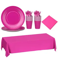 YAYKO - Vajilla De Cumpleaños Servilleta Desechables Platos Vaso