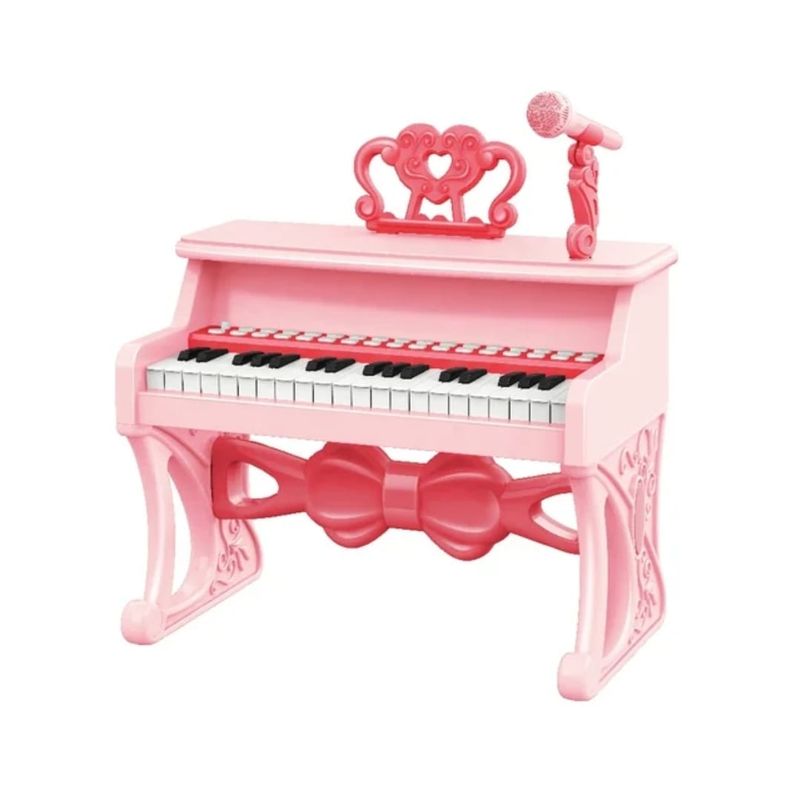 GENERICO - PIANO TECLADO NIÑAS 37 TECLAS MICROFONO CONECTOR