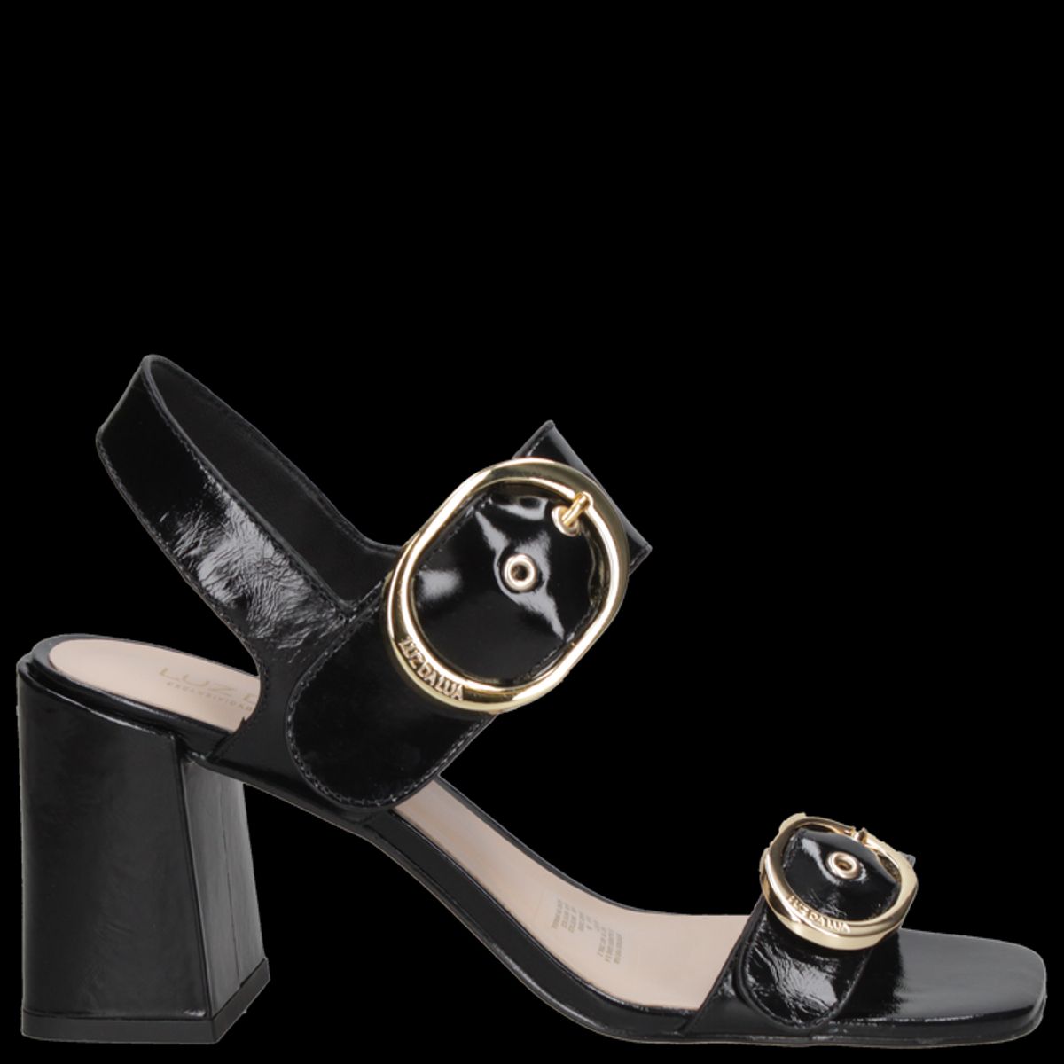 LUZ DA LUA - Sandalia Casual Mujer Negro Luz Da Lua