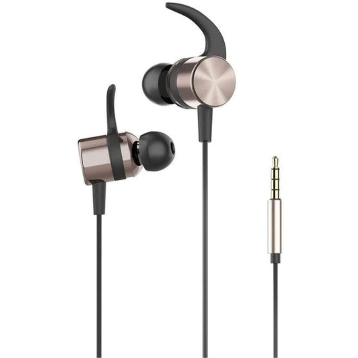 HP - AUDIFONO IN EAR METALICO DORADO DHH-3114