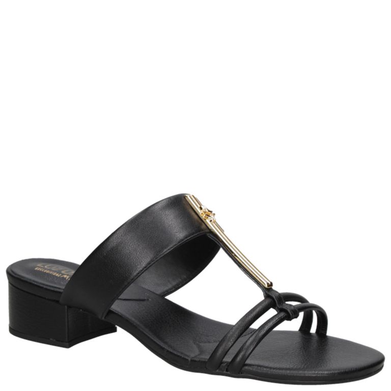 Sandalia Casual Mujer Negro Negro 35