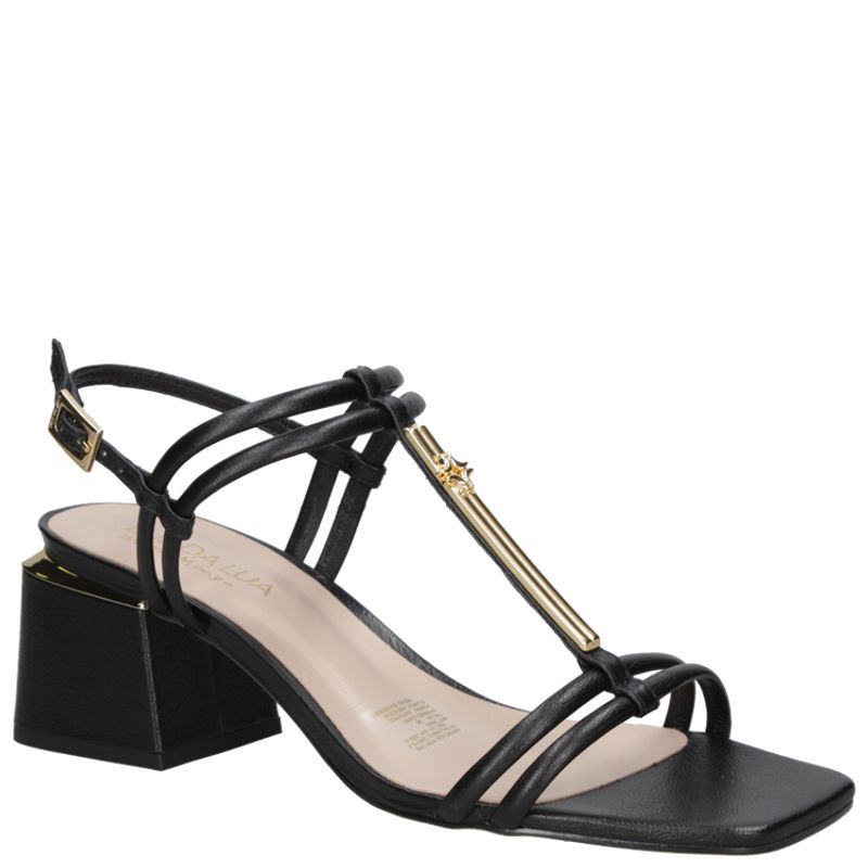 LUZ DA LUA - Sandalia Casual Mujer Negro Luz Da Lua