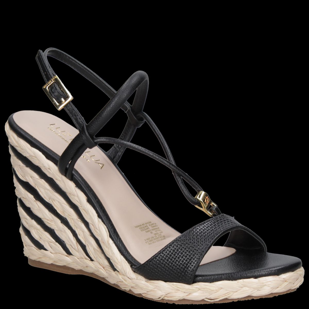 LUZ DA LUA - Sandalia Casual Mujer Negro Luz Da Lua