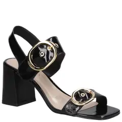LUZ DA LUA - Sandalia Casual Mujer Negro