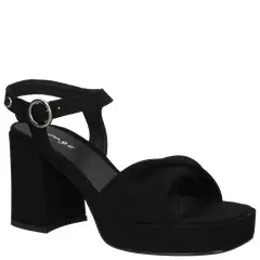 MINGO - Sandalia Casual Mujer Negro