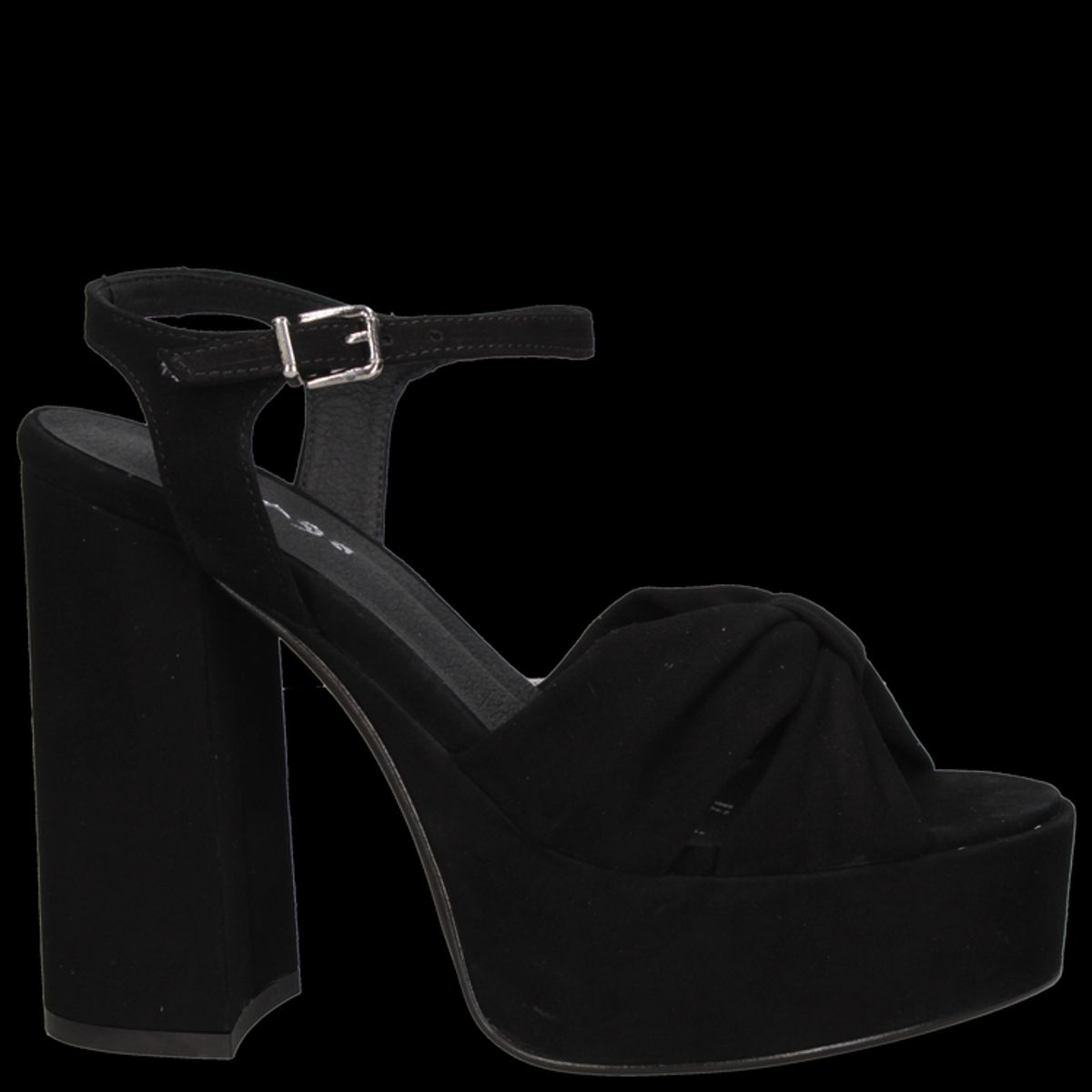 MINGO - Sandalia Casual Mujer Negro Mingo