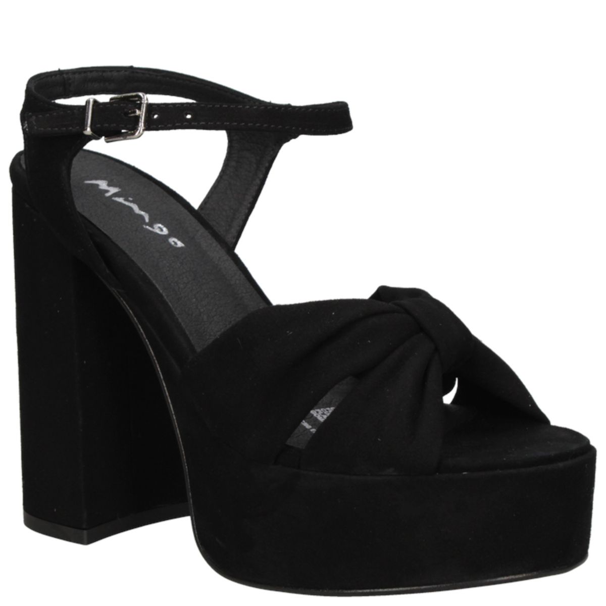MINGO - Sandalia Casual Mujer Negro Mingo