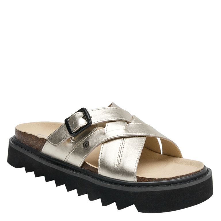 Sandalia Casual Mujer Dorado