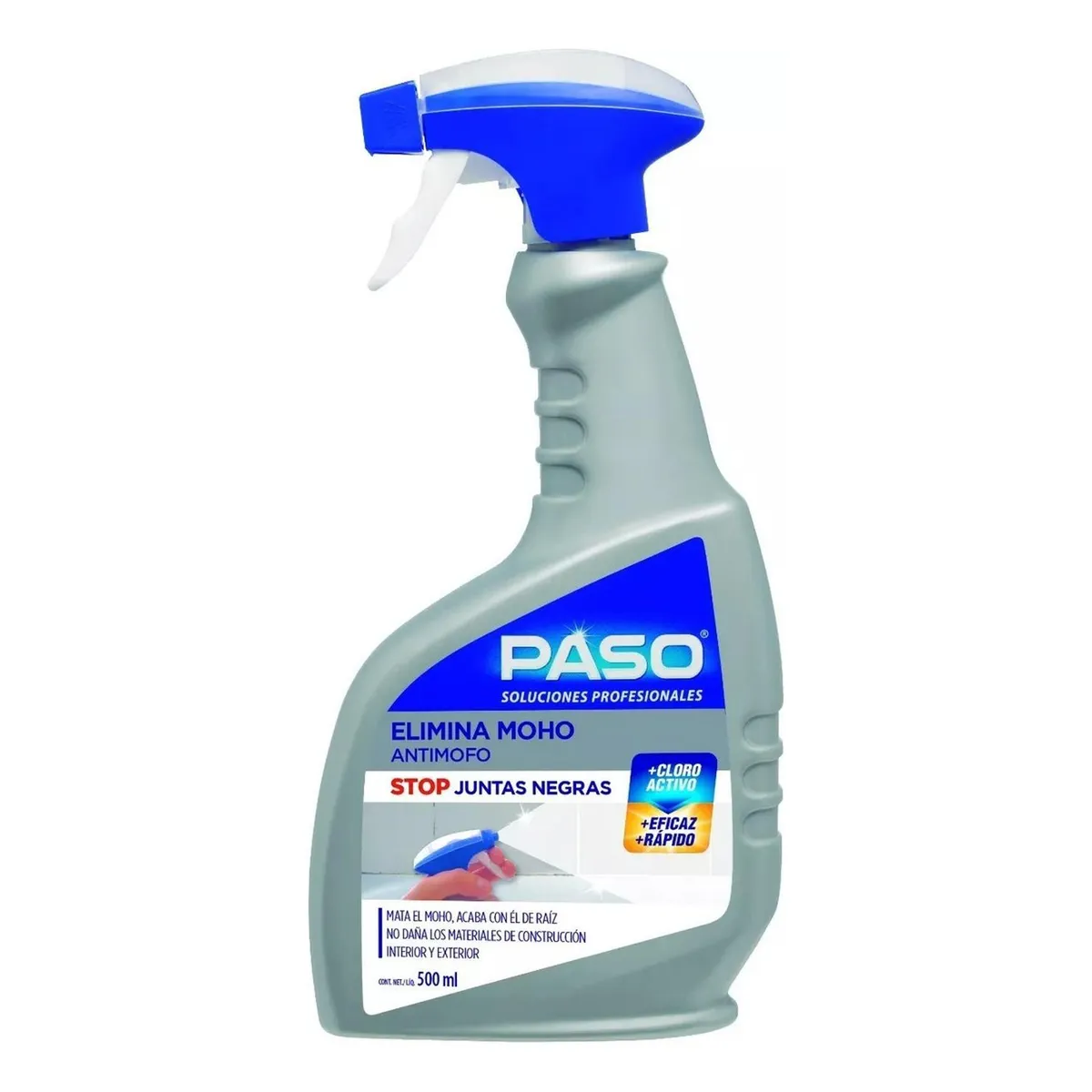 PASO - Elimina Moho Paso Interior Y Exterior 500ml Stop Juntas