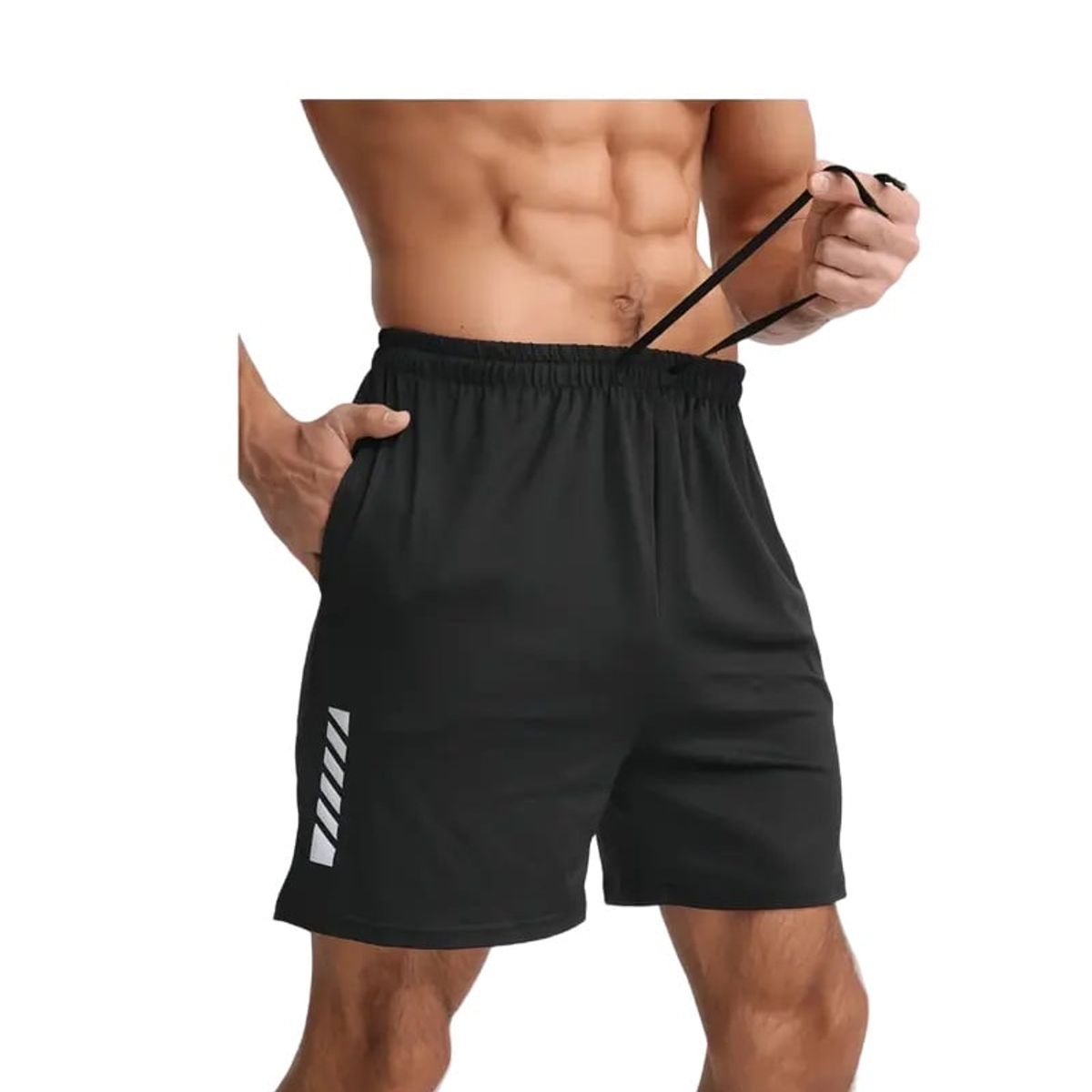 GARSIL - Short Deportivo Hombre - Secado Rapido - Gym - Bolsillos Con Cierres