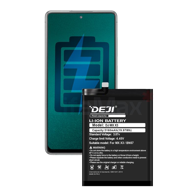 GENERICO - Bateria Compatible con Xiaomi Poco X3 DEJI Capacidad 5160mAh