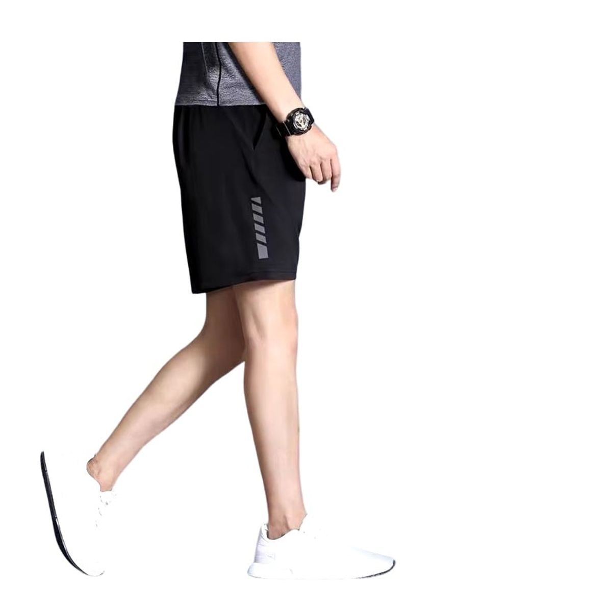 GARSIL - Short Deportivo Hombre - Secado Rapido - Gym - Bolsillos Con Cierres