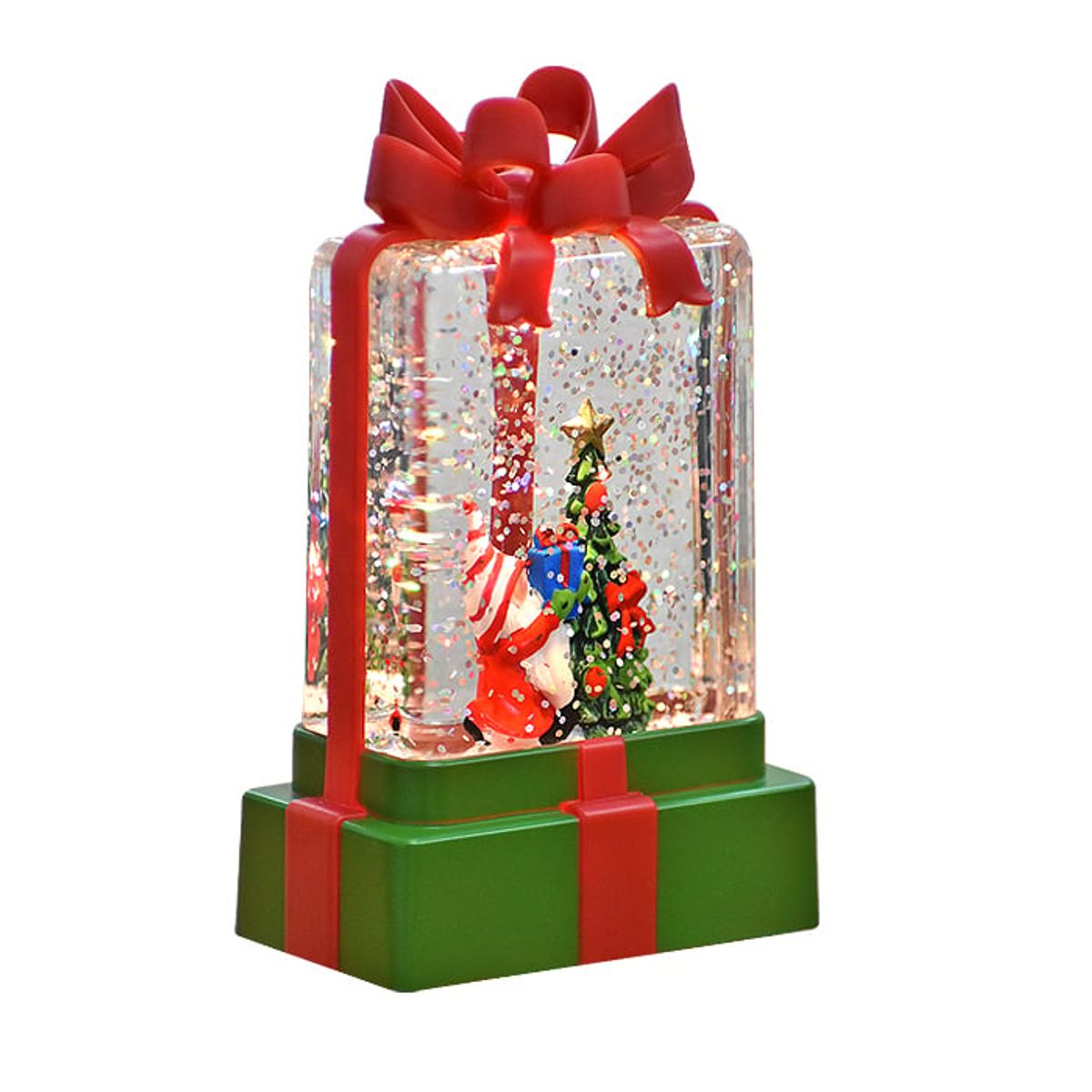 GENERICO - Adorno Navidad Gift Figura Santa