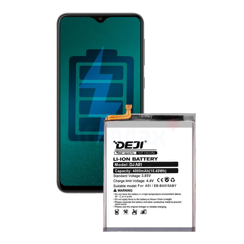 GENERICO - Bateria Compatible con Samsung A51 DEJI Capacidad 4000mAh