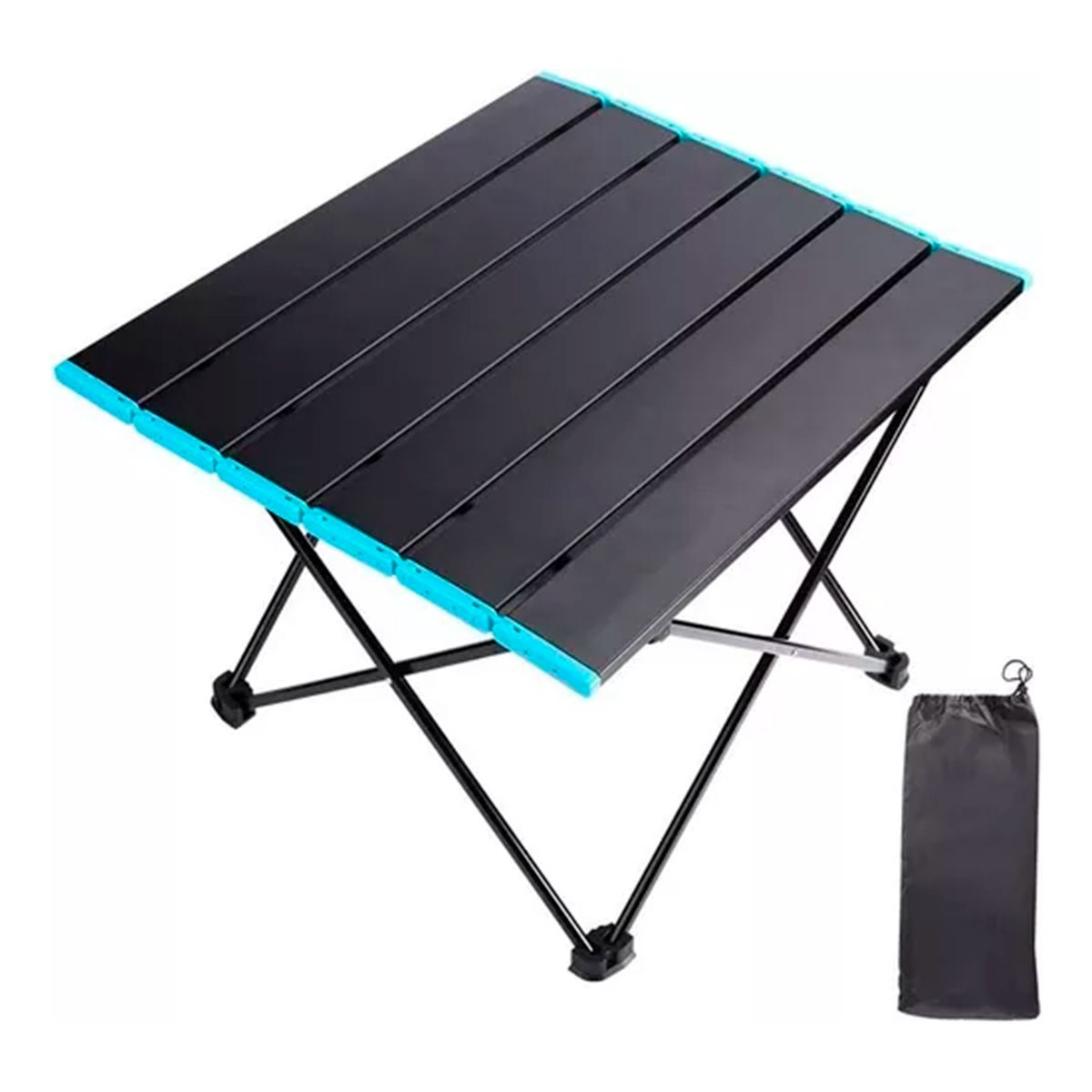 GENERICO - Mesa Plegable De Camping Con Bolso Portatil 40 x 35 x 32cm